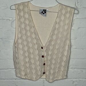 Vintage Knit Vest M